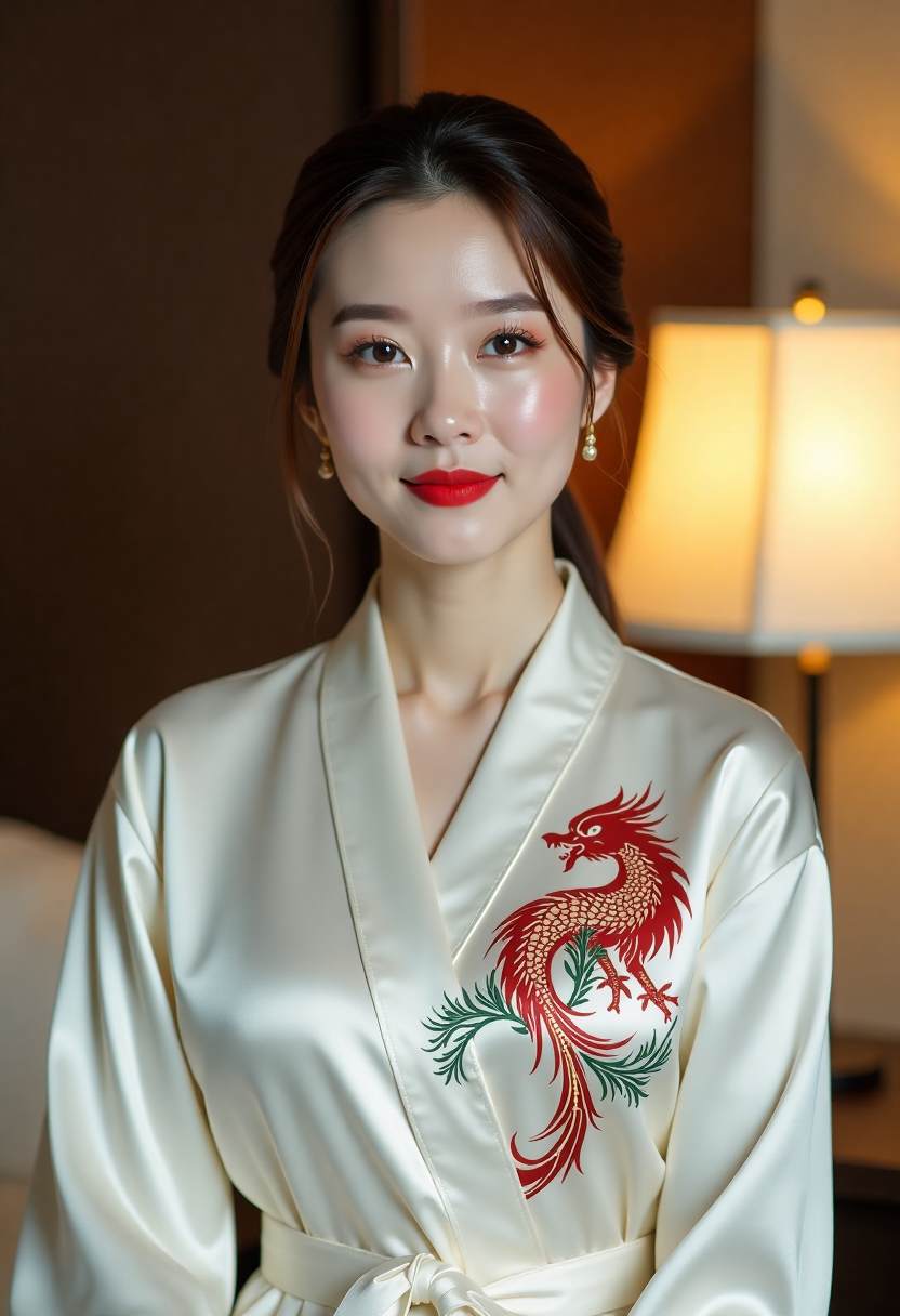 雨中的旧街与骑车的女孩